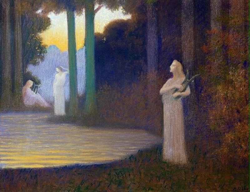 Lirica nella foresta, 1883